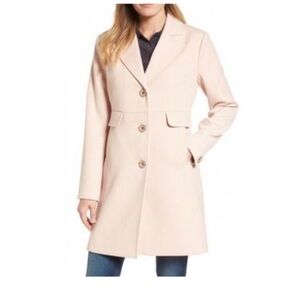 Kenneth Cole Women's Light Peach Trench Coat, Sz M